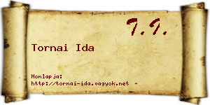 Tornai Ida névjegykártya