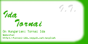 ida tornai business card